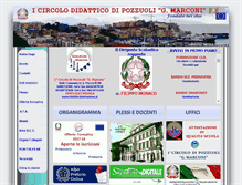 Tablet Screenshot of 1circolopozzuoli.it